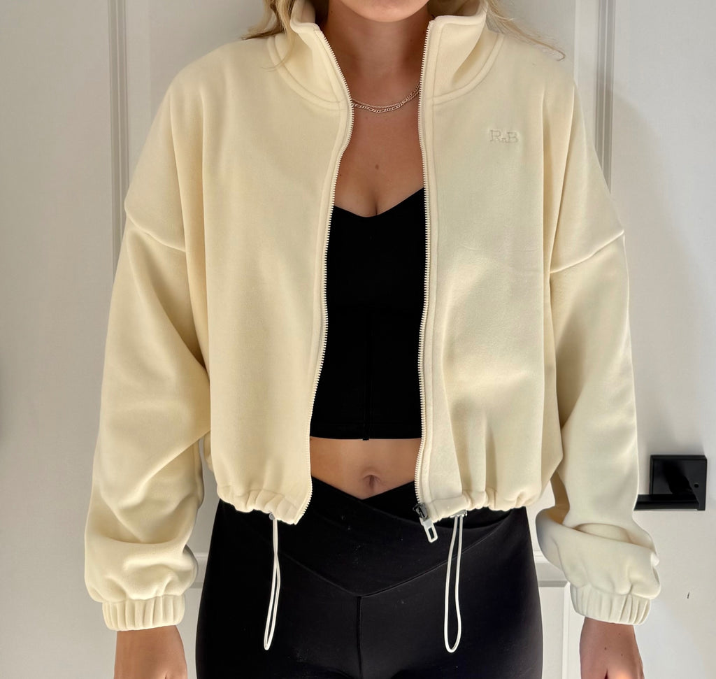 Women's Zip Up - front view zipped